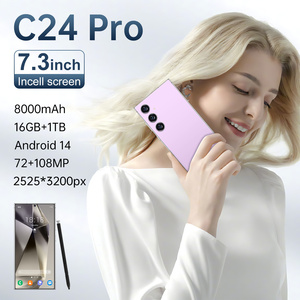 S24 Siêu C24 Pro 2025 Toàn Cầu Phiên Bản 5G Điện Thoại thông minh Android 14 4K <span class=keywords><strong>LED</strong></span> Hiển Thị LTE Di Động Dual Sim Chơi Game Di Động - Product Image 6