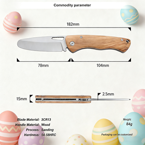 Cuchillo de Regalo de Pascua, Diseño de Fábrica, Personalizado, OEM, al por Mayor, Cuchillo Plegable de Bolsillo EDC para Niños, Cuchillo de <span class=keywords><strong>Autodefensa</strong></span> para Campamento al Aire Libre - Product Image 3