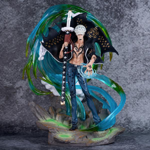 Nouveau japonais Anime 43cm GK Trafalgar <span class=keywords><strong>D</strong></span> loi sur l'eau PVC figurine modèle léger jouet et <span class=keywords><strong>d</strong></span>écoration cadeau de la série One Pieces - Product Image 4