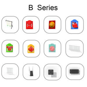 Trẻ em mẫu giáo đầy màu sắc thiên đường trượt ngoài trời trẻ em nhỏ đáng yêu nhựa mẫu giáo sân chơi lớn ngoài trời trượt - Product Image 6