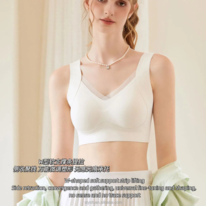 Sıcak kadın dikişsiz Wirefree artı boyutu sutyenler tam kapsama gizlemek geri yağ rahat Femme kadınlar için Bralette dantel sütyen - Product Image 6