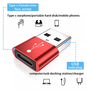 Conector hembra <span class=keywords><strong>USB</strong></span> tipo <span class=keywords><strong>C</strong></span> <span class=keywords><strong>OTG</strong></span> A Adaptador convertidor de carga macho tipo <span class=keywords><strong>USB</strong></span> protegido por OTP para uso en teléfonos móviles con Macbook - Product Image 4