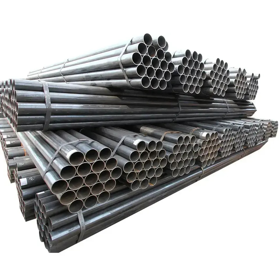 Black Iron Pipe Carbon seamless steel pipe for construction