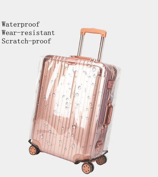 Rolling Luggage Cover Protector Clear PVC