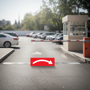Achetez des autocollants adhésifs rectangulaires en forme de flèche droite en ligne, résistants à la chaleur, imperméables, pour la sécurité routière, la signalisation de stationnement, le vin, la bière - Product Image 3