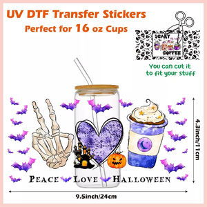 สติ๊กเกอร์ติดแก้วน้ำลายแพทย์ พยาบาล ขนาด 16 ออนซ์ ขายดี ลายพิมพ์ UV DTF แบบ 3 มิติ กันน้ำ - Product Image 3