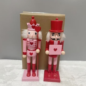 <span class=keywords><strong>Casse</strong></span>-noix en bois de 25 cm, style ethnique, décoration créative pour la maison, thèmes Amour, Amitié, Mariage - Product Image 3