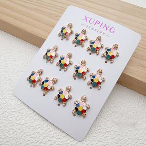 Pendientes de tortuga divertidos de circonita cúbica sintética al por mayor de <span class=keywords><strong>XUPING</strong></span> Jewelry - Product Image 2
