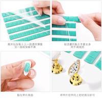 B1343 Argile multifonctionnelle bleue pour nail art, fixation des pointes, échantillons de couleurs et présentation de bijoux – Vente en gros