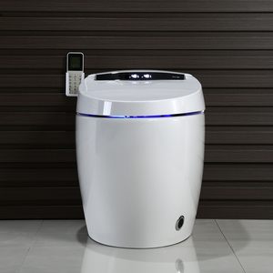Sàn gắn WC tự động một mảnh nhà vệ sinh bát thông minh gốm thông minh nhà vệ sinh <span class=keywords><strong>commode</strong></span> - Product Image 5