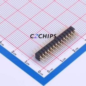 PZ200-2-14-Z-C Pin Header Through hole Component (THT),P=2mm Connector 2x14P 2mm 2mm Round Pin - Product Image 1