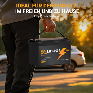 <span class=keywords><strong>Batterie</strong></span> au lithium 12V 100Ah à décharge profonde, étanche IP67, LiFePo4, 1280Wh, pour camping, camping-car, <span class=keywords><strong>bateau</strong></span>, système solaire (stock UE) - Product Image 5
