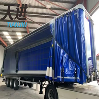 TianJin, best-seller, bâche en PVC de haute qualité 900 GSM, rideaux latéraux de camion, tissu pour transporteur, résistant, personnalisé