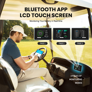 Waterdichte Golfkar Batterij 51.2V 105ah 150ah 200ah Golfkar Accu Ip64 48V 100ah Elektrische Lifepo4 Golfkar Batterij - Product Image 3