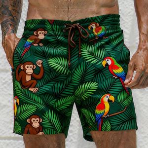 Wholesales Polyester Breathable Stretch Nylon Custom Swim <b>Trunks</b> <b>Men</b> Lightweight Fast Drying Beach Shorts OEM - Product Image 1