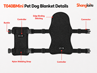 Pembalut Terapi Cahaya Merah untuk Anjing dan Kucing, Dapat Diisi Ulang, untuk Pemulihan Punggung dengan Baterai Terintegrasi, Perangkat Terapi LED 660nm 850nm OEM