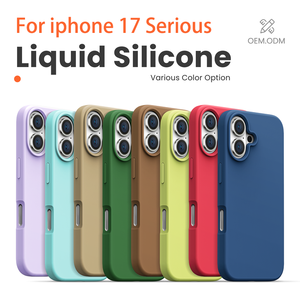 Laudtec เคสโทรศัพท์ซิลิโคนเหลวออกแบบได้ตามต้องการสำหรับ iPhone 17 Air PROMAX ปกหลังที่เรียบง่ายเป็นมิตรกับผิว Sjk1006น้ำหนักเบา - Product Image 2