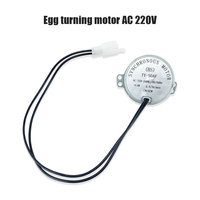 Mini Motor Síncrono para Incubadora de Huevos de 220V 110V 12V con Larga Vida Útil y Volteo Automático de Huevos