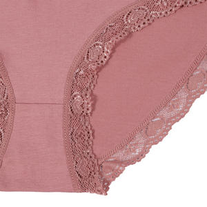 UOKIN Culotte ample en dentelle en coton taille haute pour femmes, grande taille, xxl xxxl, violet, UOKIN A8870 - Product Image 5