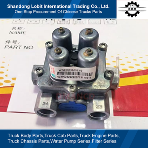 Pièces de rechange pour système de freinage de camion benne Sinotruk HOWO 371 8x4, vanne d'air de haute qualité, vanne de protection à quatre circuits WG9000360523 - Product Image 3