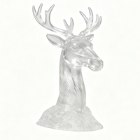 Prototypes en résine de polycarbonate PC transparente pour impression 3D, haute clarté, fabricant de statues d'animaux en plastique, MOQ 1 pièce