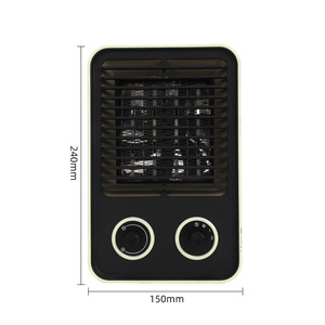 Electric <b>Heater</b> PTC <b>Ceramic</b> Fan 1500W 240x150mm Tabletop Heating For Home Use - Product Image 1