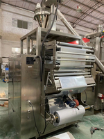 Machine d'emballage verticale multifonction entièrement automatique pour sachets à quatre soudures, pour poudre de cacao et de lait, 100g, 250g, 500g