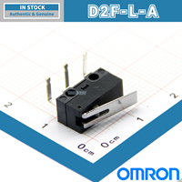Nouveau micro-interrupteur OMRON D2F-L-A d'origine japonaise, point gris, interrupteur de fin de course 3 broches