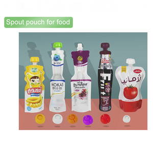 Tùy Chỉnh In Foil Cấp Thực Phẩm Nhôm Foil Nhựa Lỏng Đứng Lên <span class=keywords><strong>Pouch</strong></span> Với <span class=keywords><strong>Cap</strong></span> Ziplock Rõ Ràng Uống Tái Sử Dụng Thực Phẩm <span class=keywords><strong>Spout</strong></span> <span class=keywords><strong>Pouch</strong></span> - Product Image 5