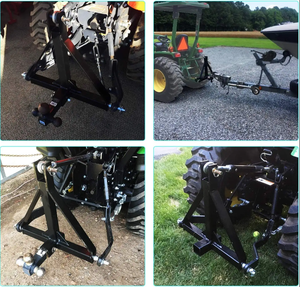 Tracteurs 3 points 2 pouces récepteur adaptateur d'attelage de barre d'attelage remorque sous-compacte et équipement agricole - Product Image 5