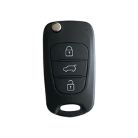 Clés de voiture vierges en laiton nickelé de haute qualité, personnalisées, pour réparation de boîtier, durables, polyvalentes, 3 boutons, faciles à utiliser