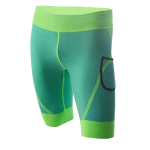 JAC22 DK2502 Summer Men's Casual Sports Elastic Waist Knitted 100% Polyester Breathable Mid Waist Printed Quick Drying <b>Shorts</b> - Product Image 1
