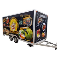 Remolque de Comida Móvil para Exteriores TUNE Square, Totalmente Equipado en Acero Inoxidable, para Café, Helados y Hot Dogs