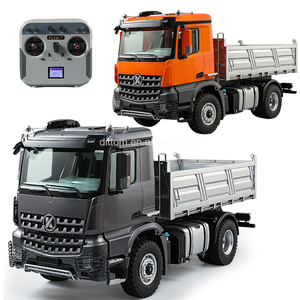 Huina <span class=keywords><strong>Kabolite</strong></span> K5701 1/14 <span class=keywords><strong>RC</strong></span> alliage camion à benne basculante 2.4G 4WD Dumper basculant seau camion ingénierie modèle de véhicule avec lumières et sons - Product Image 1