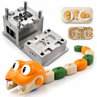 Moule d'injection plastique pour jouet serpent RC, moule personnalisé pour jouet animal pour enfants, fabricant OEM, usine d'outillage de précision