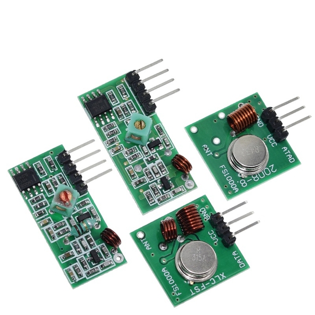 433 Mhz RF Transmitter and Receiver Module Link Kit for ARM/MCU WL DIY 315MHZ/433MHZ Wireless Remote Control for arduino Diy Kit