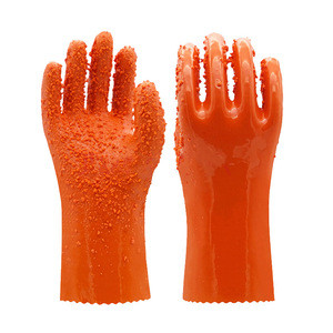 Guantes de Seguridad Borg 668 Recubiertos de PVC Antideslizantes, Totalmente Texturizados, Resistentes al Agua y al Aceite, para Uso General - Product Image 1