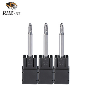 2-Flute <strong>Straight</strong> <strong>Shank</strong> Ball Nose <strong>End</strong> <strong>Mill</strong> <strong>3MM</strong> Diameter TiAlN+CrAlN Specialized Milling Cutter OEM Customizable Best Price" - Product Image 1