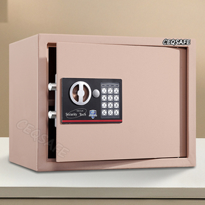 CEQSAFE Chine Coffre-fort électronique personnel mural haut de gamme pour hôtel avec serrure numérique et serrure à clé - Product Image 2