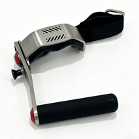Poignée latérale réglable en acier pour câble, accessoire de machine à câble en acier pour exercices de levée latérale et entraînement des épaules et du haut du corps