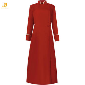 2025 chaud médiéval prêtre pasteur père Halloween Costume bref Style église chœur Robe catholique Cosplay église <span class=keywords><strong>Soutane</strong></span> adulte - Product Image 1