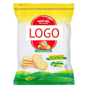 Custom Printing Logo Aluminum Foil Plastic Heat Seal Food Snack Banana Popcorn Potato Tortilla Corn Chip Packaging Bag