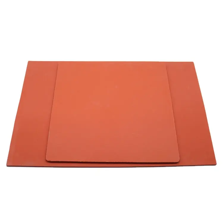 Manufacturer Smooth Surface Sponge Sheet Red Silicone Rubber Sheet Silicon Pad For Heat Press