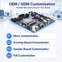 Carte mère de haute qualité avec chipset Q670, compatible avec les processeurs Intel Core i3, i5, i7, i9 de 12e, 13e et 14e génération, socket LGA1700