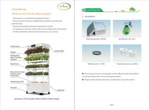 Meilleure vente Hydroponique systèmes de culture hydroponique pot de fleur plante légumes machine de culture <span class=keywords><strong>Siphon</strong></span> et Ebb & Flow système ABS UV - Product Image 2
