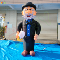 Publicité ballons gonflables aux pays-bas énorme ballon gonflable Abraham vieil homme pour la décoration