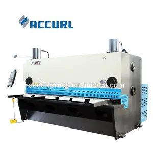 Mesin cukur Guillotine CNC Hydraulic Ulis/gunting tangan untuk baja karbon tahan karat dilengkapi dengan komponen inti mesin roda gigi