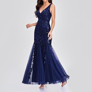 Nouvelle <span class=keywords><strong>robe</strong></span> de soirée sans manches, <span class=keywords><strong>robe</strong></span> de soirée pour femmes, <span class=keywords><strong>robe</strong></span> <span class=keywords><strong>sirène</strong></span> à paillettes - Product Image 1