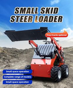 Compact <b>Stand</b>-on Mini Loader Good Quality High Power and High Efficiency Skid Steer Loader with D1703 <b>Engine</b> - Product Image 3