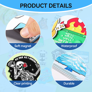 <b>Letter</b> Pattern Full Color Eco-Friendly Waterproof 3D Relief Stickers Custom for Phone Case - Product Image 5